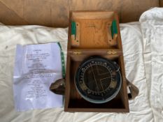 Lovely A.M P10 WW2 Compass, is fitted to Lancaster Bombers, in Original Case