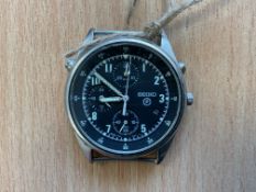 Seiko Gen 2 Pilots Chrono RAF Tornado Force Issue, Nato Marks, Date 1996