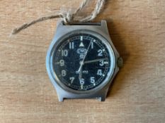 CWC 0552 Royal Navy/Marines Service Watch, Nato Marks, Date 1989