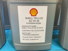 6x 5 Litre Shell Tellus S2 VX 46 Quality Anti Wear Hydraulic Oil Excavators Cranes Etc.