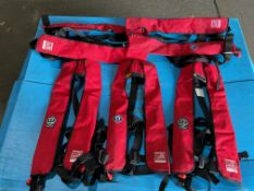 5x Crewsaver Crewfit 150N Life Jackets, from UK Fire & Rescue