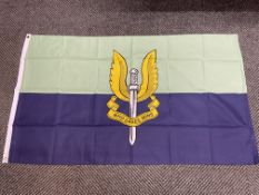 Special Air Service Blue Flag - 5ft x 3ft with Metal Eyelets.