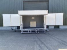 Lynton Twin Axle Exhibition Trailer, Direct UK MOD