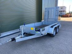 Brand New Unissued 2025 Towmate Galvanised Plant Trailer 3000KGs Twin Axle with Ramp