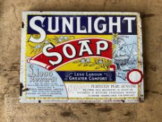 Enamel Sunlight Soap Sign - 40x30cms