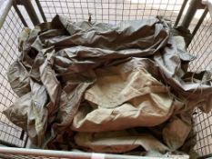1x Stillage of Canvas AFV Side Tents etc