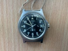 V.V Rare CWC W10 Fat Boy British Army Service Watch, Date 1982, Falkland War Issue