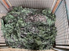 1x Stillage of Woodland Camo Netting