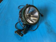 FV159907 British Army Unissued Vehicle Search Light, c/w Bracket & Plug