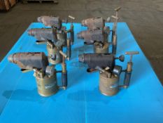6x Brass Blow Lamps
