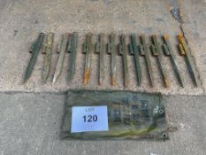 13x Camouflage Pole Spikes