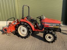 Mitsubishi MTZ 21 4x4 Diesel Compact Tractor, 837 Hrs