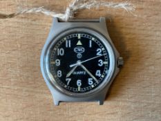 UNISSUED CONDITION CWC British Army W10 Service Watch, Water Resistant to 5ATM/165FT, Date 2005