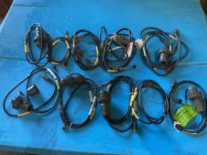 10x Mains Cables Various Plugs