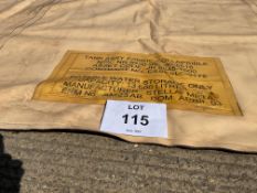 1x Tank Assy Fabric Collapsible 13,600L Capacity Water/Chemical storage tank, from MOD