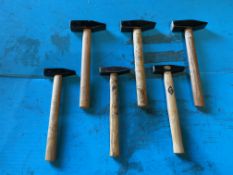 6x Chisel Hammers Unissued
