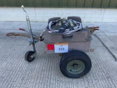 Battery Engine Starter Trolley from RAF c/w with batteries and starter lead