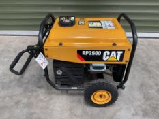 New & Unissued Caterpillar RP2500 Industrial Petrol Generator Set 3.1KVA 240/110 Volt