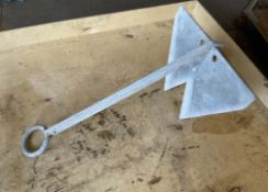 Unissued Galvanised Slot Together Winching Anchor, from MOD