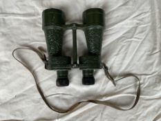 1x Pair of WW2 British Army Binos Prism No3 MK4 x7 Mag with Graticule Good Optics