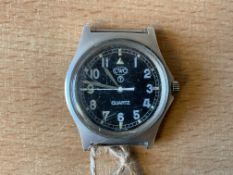 CWC 0552 Royal Marines/Navy Service Watch, Nato Marks, Date 1990, Gulf War 1