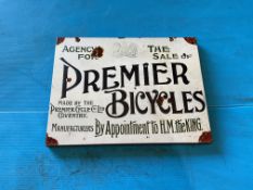Premier Bicycles Sign - 40cm x 30cm