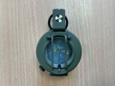 Stanley London British Army Prismatic Compass, Nato Marks, Made in UK, with Pouch