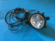 1x Rare British Army New Unissued FV159907 Vehicle Search Light, c/w Universal Bracket, Bulb etc