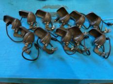 11x Vehicle Inspection Lamps with 12v Plug