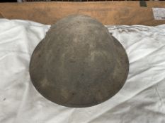 Steel Helmet Complete With Liner, Chin Strap, Camo etc.