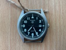Pulsar British Army Late Model Service Watch, Nato Marks, Date 2002