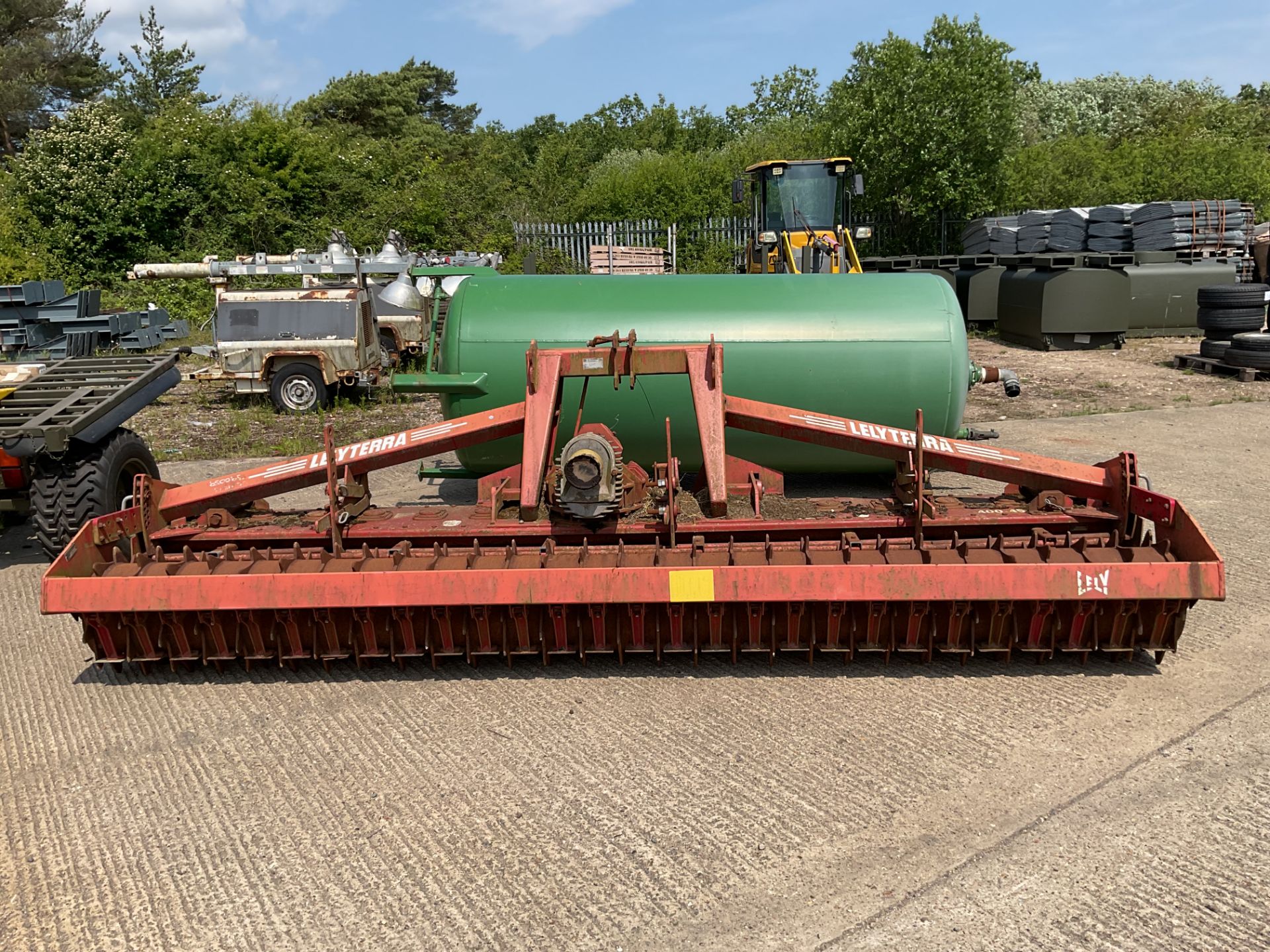Lely Terra 400-45 14ft Agricultural Power Harrow with Crumbler Roller Attachment, c/w PTO Shaft