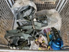 1x Stillage of HD Unissued Ratchet Load Straps, Lifting Strops, etc, from MoD