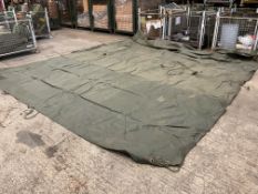 15ft x 15ft British Army Tank Tarpaulin Cover Sheet