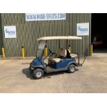 Club Car 4 Seat Buggy Electric c/w On Board Charger, Windscreen, Can Convert to Load Carrier etc,