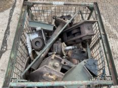Supacat MK II Vehicle Spares, Gearboxes, Axles, Drive Chains, Sprockets Etc. Stillage Included.