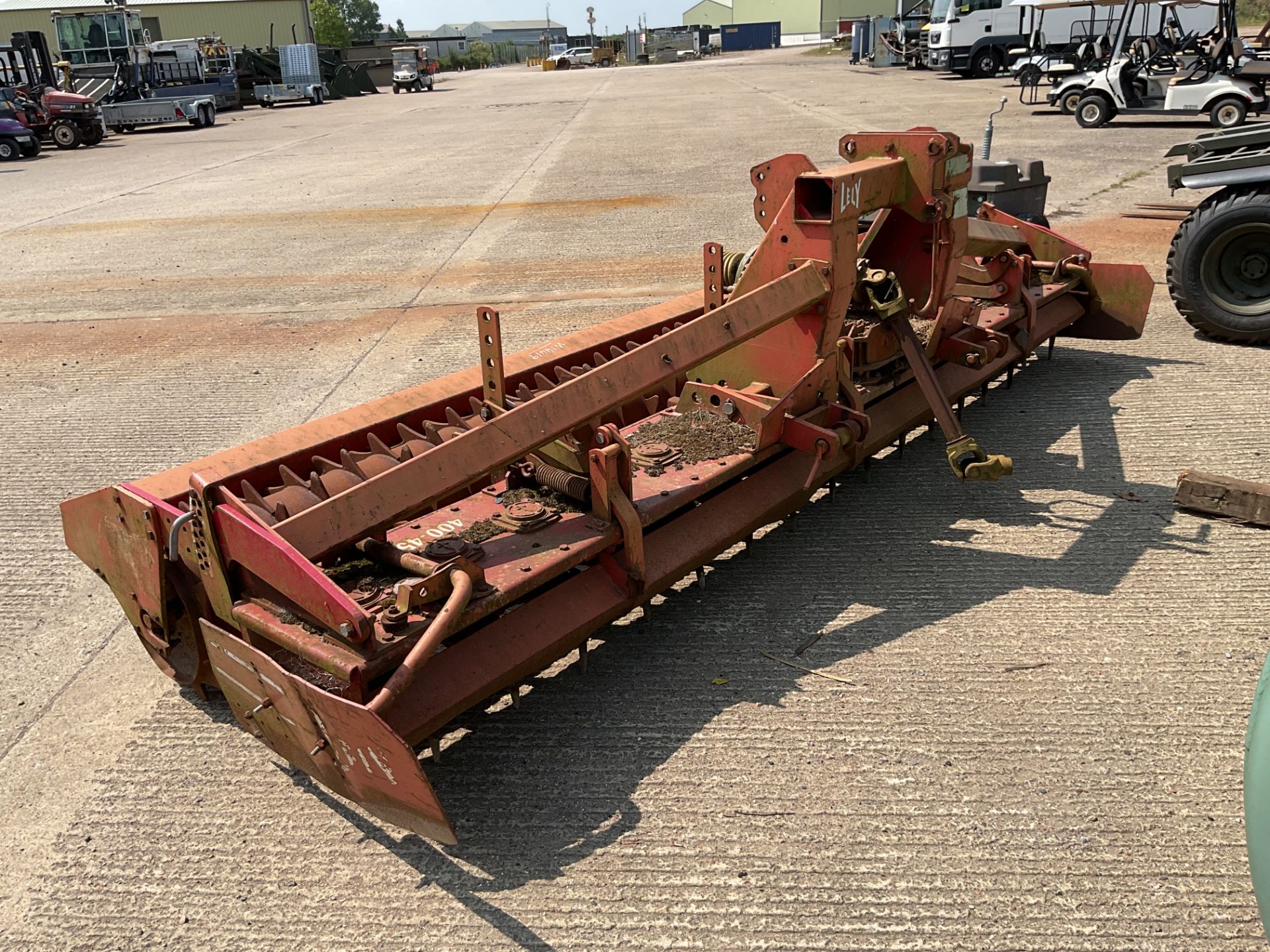 Lely Terra 400-45 14ft Agricultural Power Harrow with Crumbler Roller Attachment, c/w PTO Shaft - Image 4 of 7
