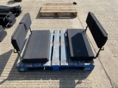 2 x Exmoor Trim Folding Bench Seats