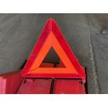 20x Vehicle Warning Safety Triangles, from MOD