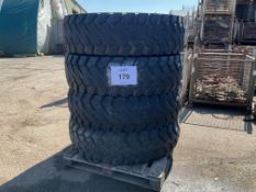 4x Continental HCS 14.00 R20 22PR Used Tyres as used on MAN, Scammel. Bedford TM etc