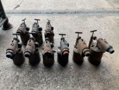 9x Brass Blow Lamps, from MOD