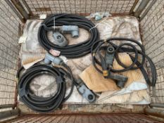 3x Inter Vehicle Nato Jump Start Cables, from MOD