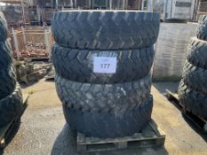 4x Continental HCS 14.00 R20 22PR Used Tyres as used on MAN, Scammel. Bedford TM etc