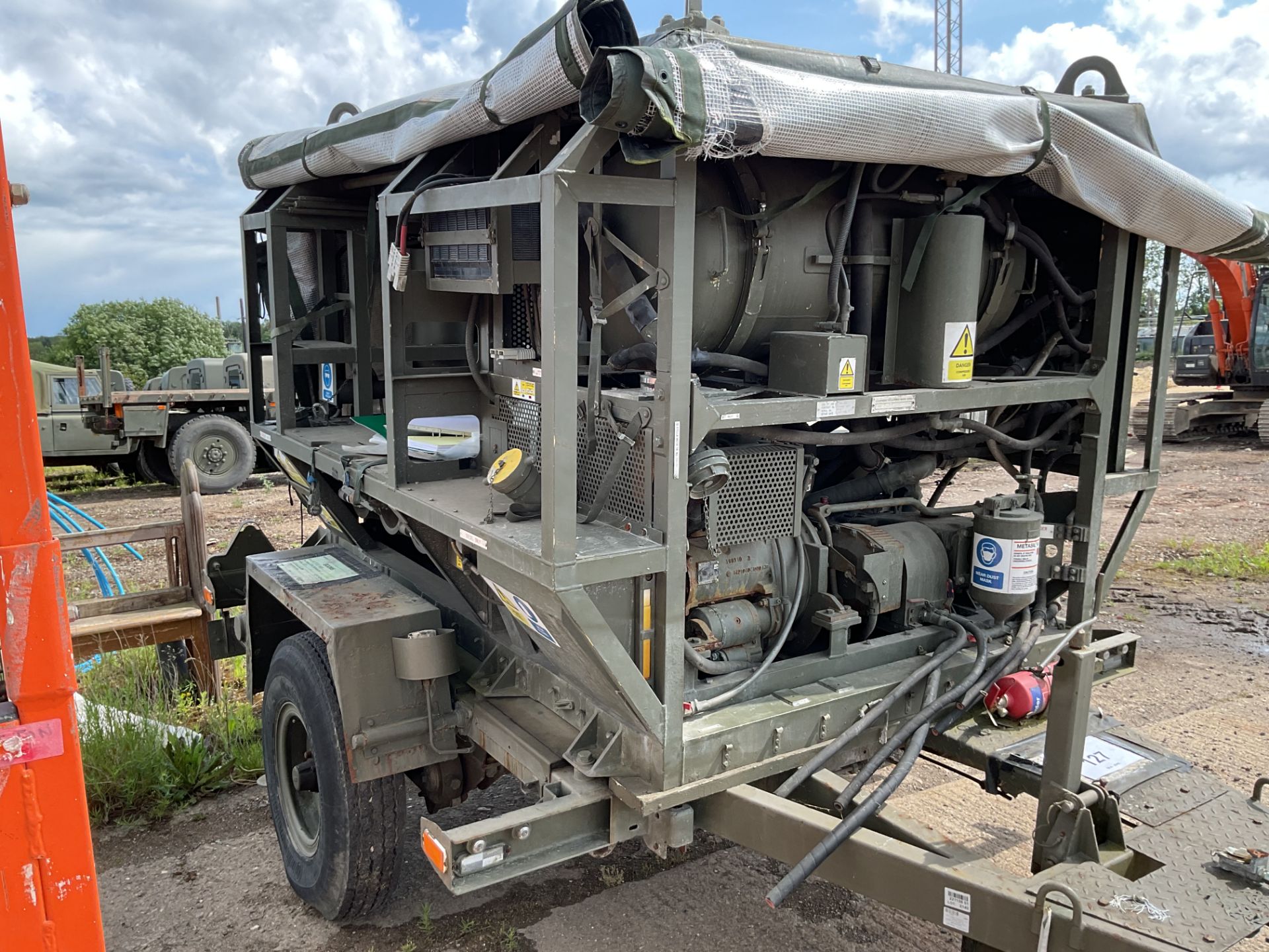 British Army Water Purification Trailer with Hatz 6KVA Generator Pump, Filters etc - Image 6 of 20