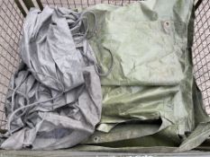 1x Stillage of Tarpaulin Sheets, from MOD