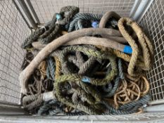 1x Stillage of British Army Recovery Tow Ropes, from MOD
