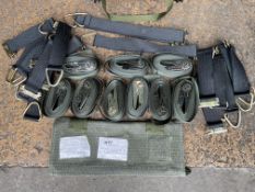 1x British Army Unissued Tie Down Ratchet Strap Kits, in Bag
