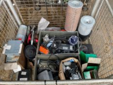 1x Stillage of Vehicle Spares, Headlamps, Control Boxes etc