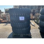 4x Continental HCS 14.00 R20 22PR Used Tyres as used on MAN, Scammel. Bedford TM etc