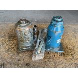 2x Hydraulic Jacks (1x 10 Tonne + 1x 12 Tonne) from MOD